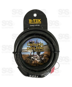 Cadeado Bicicleta Com Segredo BT-441