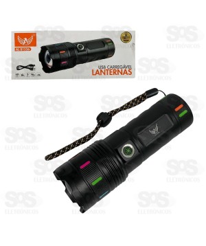 Lanterna LED Com Zoom Recarregável Altomex AL-B1536