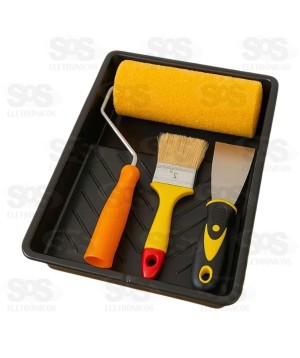 Kit Pintura de Parede 4 Peças B-Tek BT-560