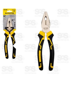 Alicate Universal 8 Polegadas Cabo Emborrachado B-tek BM-337