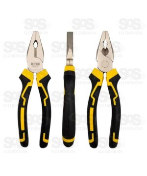 Alicate Universal 8 Polegadas Cabo Emborrachado B-tek BM-337