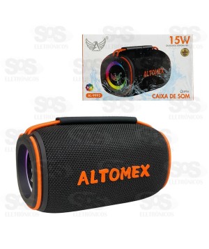 Caixa De Som 15W Resistente À Água Altomex AL-9992