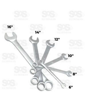 Jogo de Chave Combinada 6 Unidades B-Tek BT-395