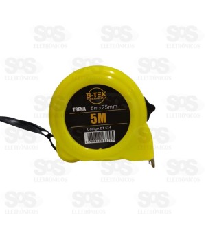 Trena Com Trava 5Mx25MM B-Tek BT-534