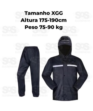 Capa De Chuva Com Capuz XXG  Altomex B-Max F1535
