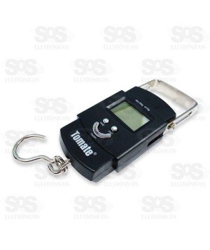 Balança Digital Portátil Até 50kg Com Gancho Tomate STC-02 