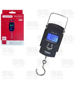 Balança Digital Portátil Até 50kg Com Gancho Tomate STC-02 