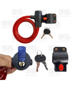 Cadeado para bicicleta com 2 chaves B-Tek  BT-379