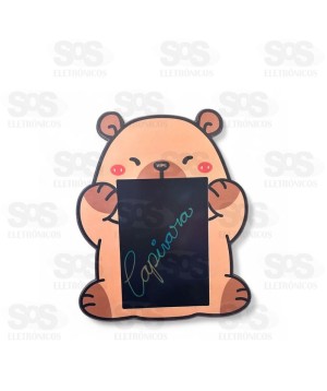 Lousa Mágica Infantil Digital Capivara 10 Polegadas AL-2039