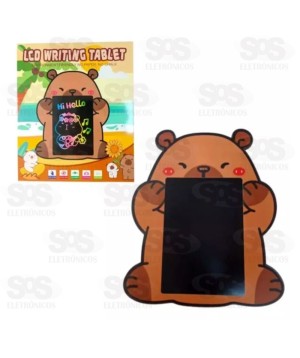 Lousa Mágica Infantil Digital Capivara 10 Polegadas AL-2039