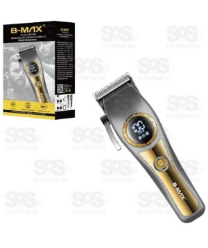 Máquina de Corte Recarregável com Visor Digital 5W  B-max BM-C056