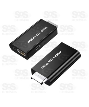 Adaptador de Vídeo PS2 Para HDMI Tomate MTV-718