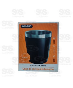 Copo De Cerveja Diamante 260ml Cores Variadas WU-286