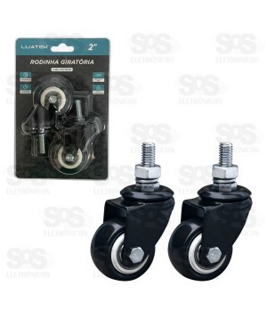 Rodízio Giratório 2 Peças Luatek LWJ-PC1916