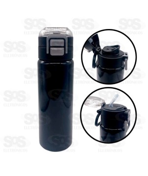 Garrafa Térmica Com Tampa Protetora 500ml Cores Variadas WU-560