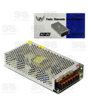 Fonte Chaveada Estabilizadora 24V/5A Altomex D-826
