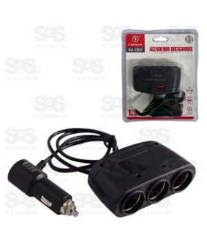 Acendedor De Cigarros Com USB e PD Kapbom KA-C205