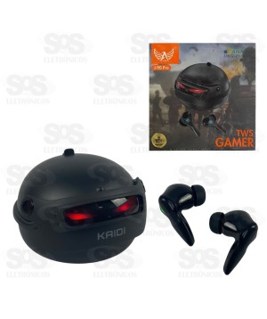 Fone de Ouvido Bluetooth Gamer Capacete Com LED Altomex J-90 Pro