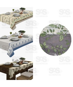 Toalha De Mesa Estampada 1,40x2,40m Pa Bella Mesa Raner
