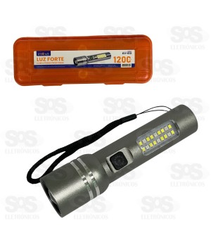 Lanterna LED Com Luz Lateral Recarregável Inova KV-813