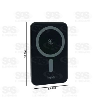 Carga Extra 5000mAh Por Indução Inova MD-12734