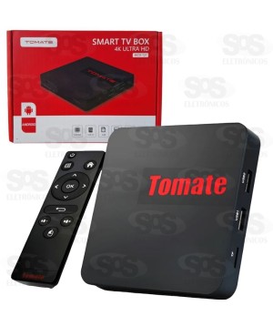 Smart TV BOX 4K Ultra HD Android 2GB RAM 16GB HD Tomate MCD-121