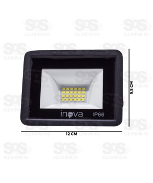 Refletor Holofote LED Branco 30W Inova Prime KV-458