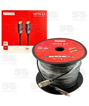 Cabo HDMI 2.1 70mts 8K (Fibra Óptica) Tomate MHD-8470