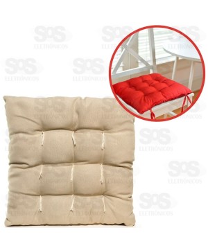 Almofada Assento Futon Oxford Liso 40cm X 40cm Cores Variadas