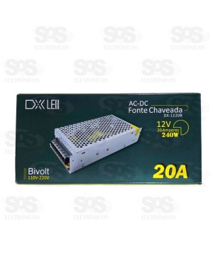 Fonte Chaveada Colmeia 12V 20A 240W DX-1220B