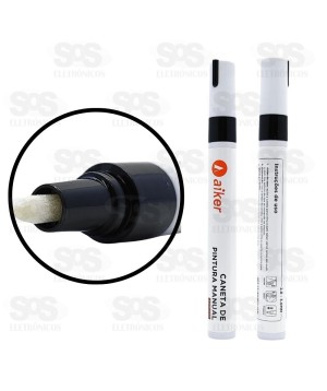 Caneta De Pintura Tira Riscos Reparos Em Veículos E Móveis Preto ACT-010