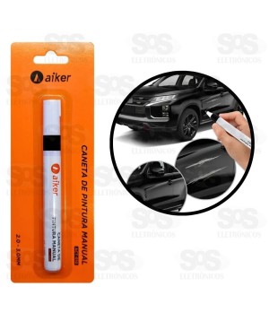 Caneta De Pintura Tira Riscos Reparos Em Veículos E Móveis Preto ACT-010