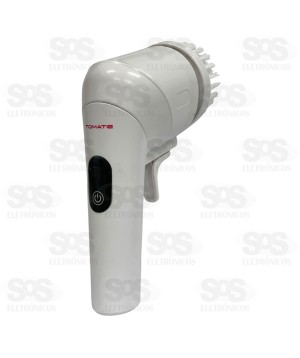 Escova de Limpeza Elétrica 5 Cabeças Tomate ACT-021