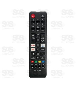Controle Remoto Samsung Smart TV Eletromex EL-7265