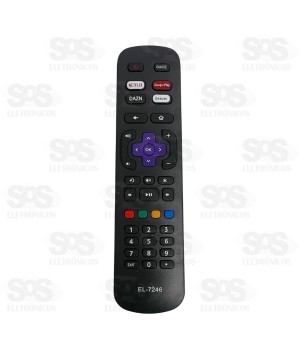 Controle Remoto AOC Smart TV Eletromex EL-7246