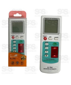 Controle Remoto Para Ar Condicionado Eletromex EL-7852