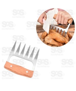 Garra Para Churrasco 12cm em Aço Inox 6137