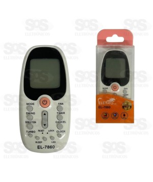 Controle Remoto Para Ar Condicionado Eletromex EL-7860