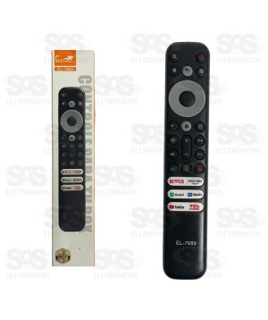 Controle Remoto TCL Smart TV Eletromex EL-7689