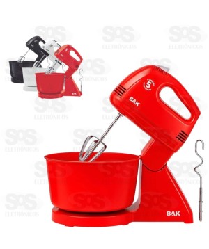 Batedeira Bak 5 Velocidades Dois Batedores 300w 127v Bak BK-BTDL-127
