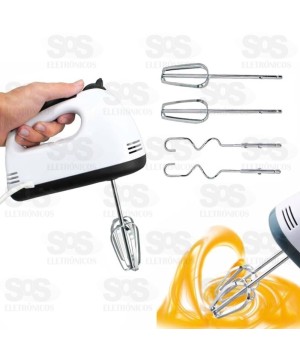 Batedeira De Mão  Elétrica 300w 5 Velocidades BK-BTDPT-127