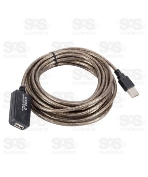 Cabo Extensor USB Macho Para USB Fêmea 5 Metros MCB-025