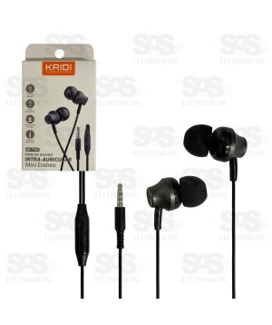 Fone De Ouvido Estéreo Com Microfone Kaidi KD-7005