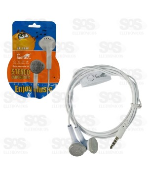 Fone De Ouvido Com Microfone Chuverinho Eletromex EL-1430