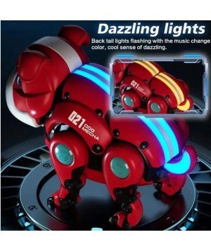 Cachorro Robô Anda Com Som E Luz Toy King TK-AB7178