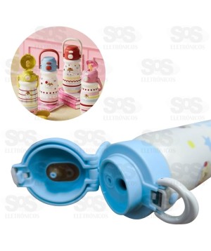 Garrafa Térmica Infantil 500ml Cores e estampas Variadas WU-546