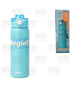 Garrafa Térmica Begin 600ml Cores Variadas WU-571