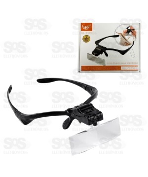 Óculos Lupa Com Ampliação 3.5X e Iluminação Altomex AL-1791