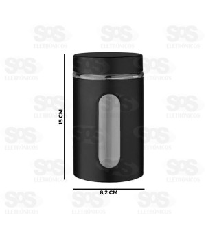 Pote de Vidro Porta Tempero Top Útil TOP2113