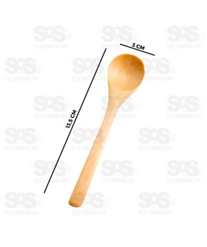 Colher De Bambu 3 Peças Top Útil TOP2171